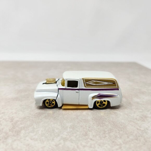Vintage 2000 Hot Wheels '56 Ford F-100 Truck 1:64 Pearl White Die Cast (j7) - Picture 1 of 7